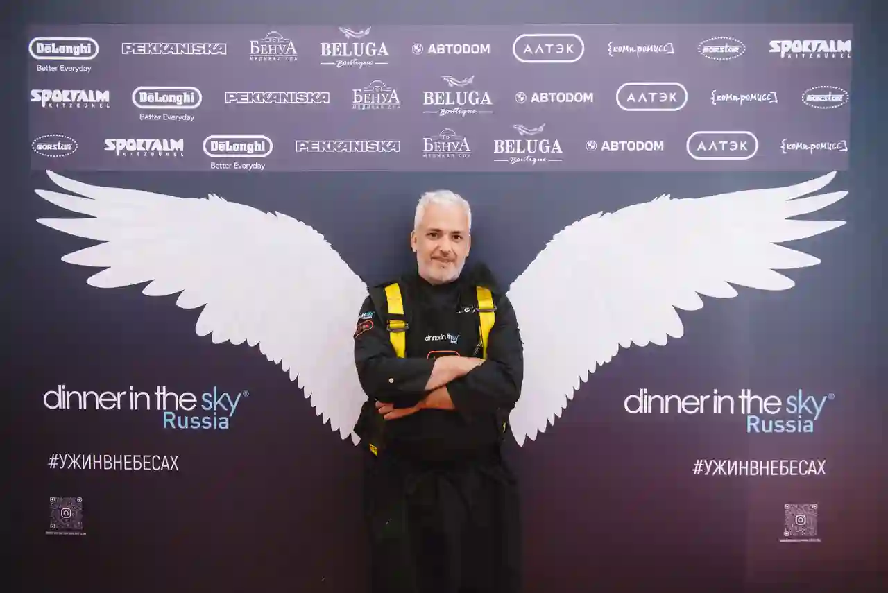 Высокая кухня с Dinner In the Sky и BMW АВТОDOM Санкт-Петербург