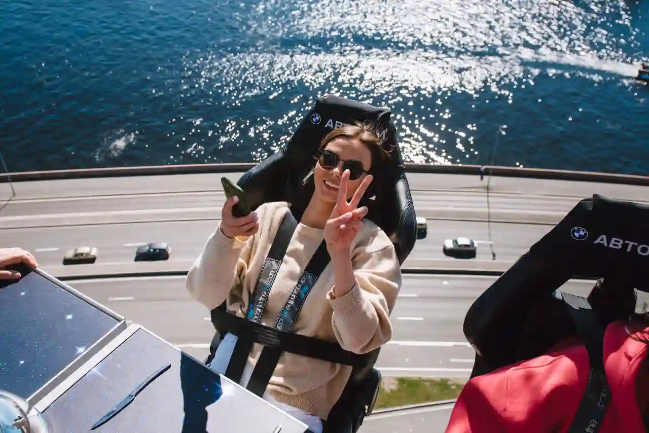 Высокая кухня с Dinner In the Sky и BMW АВТОDOM Санкт-Петербург